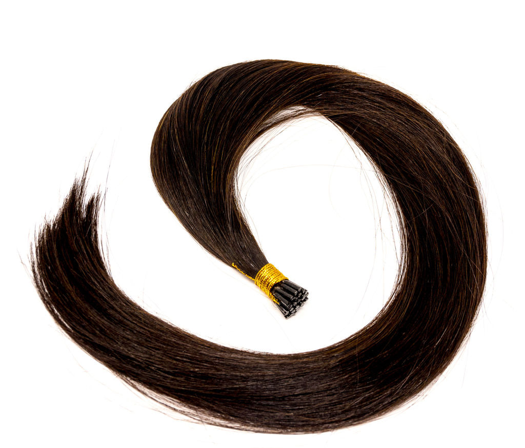 Ebony Glow 1B - I-Tip 20" La'Vella Hair Extensions