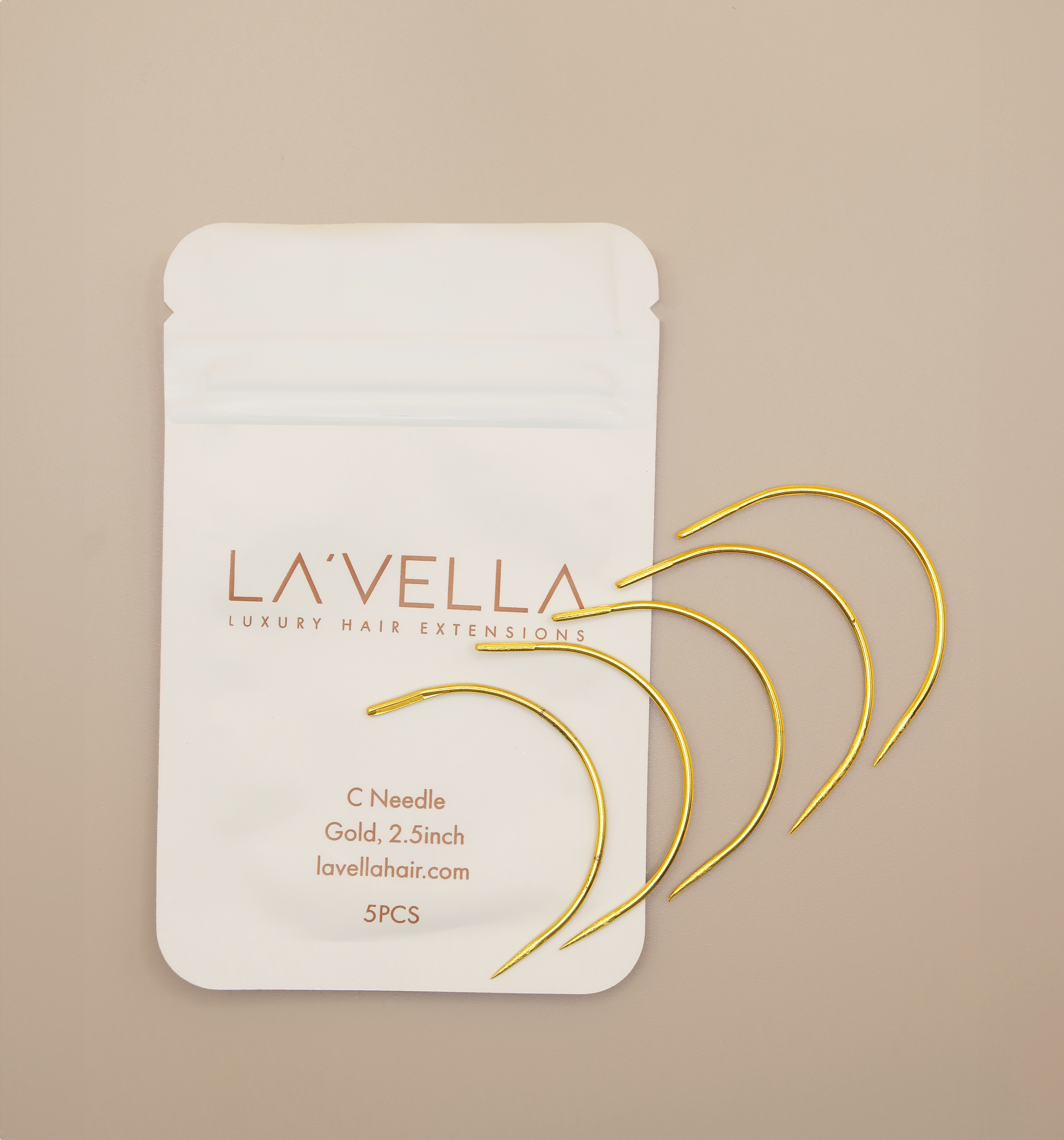 La’Vella Custom 2.5 and 3-Inch C-Curve Needle