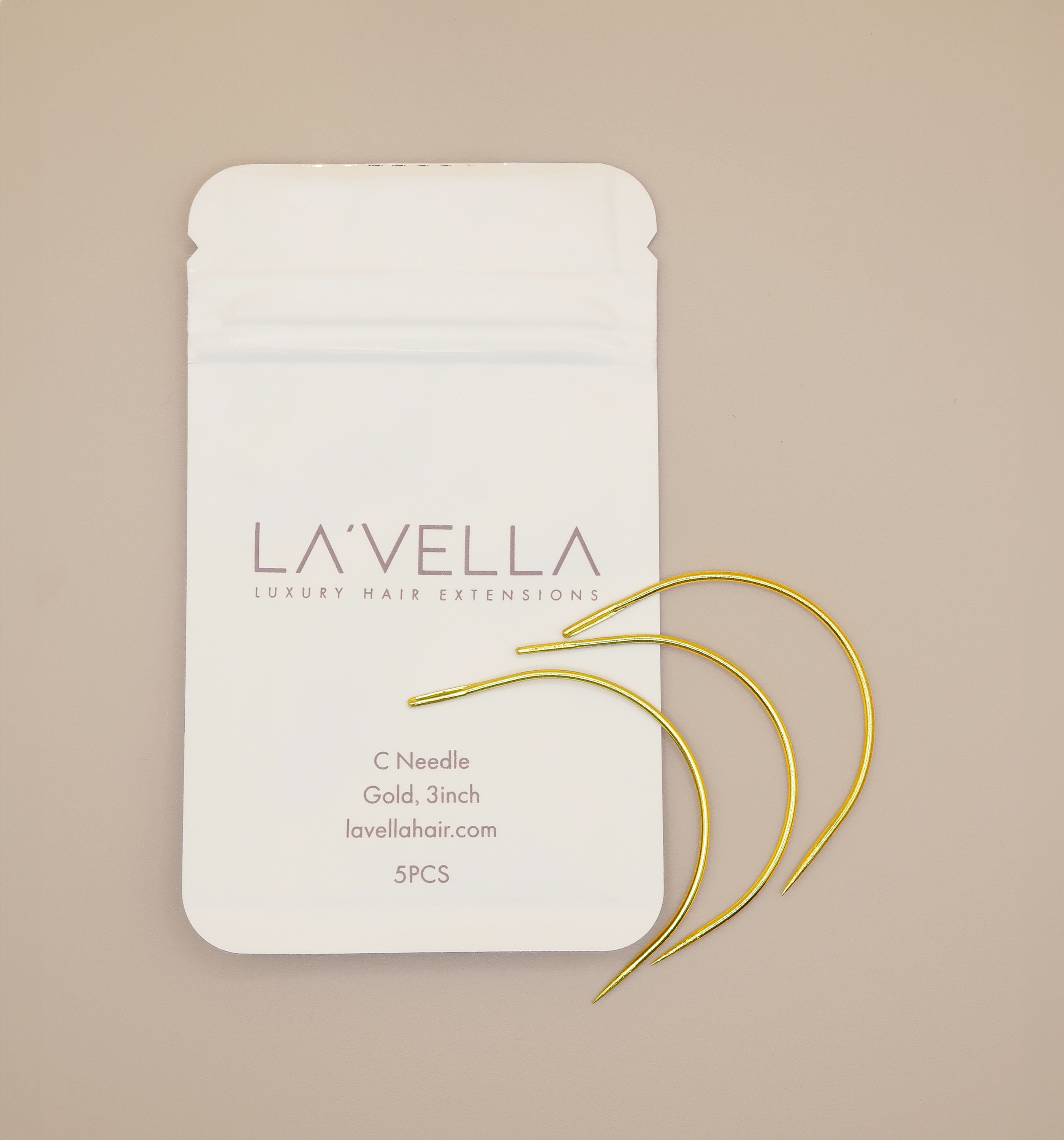 La’Vella Custom 2.5 and 3-Inch C-Curve Needle